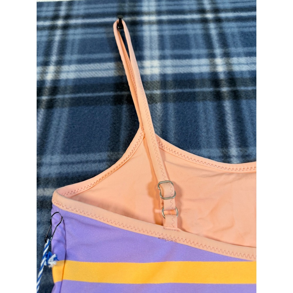 Chubbies Thomas Rhett Purple Geometric One Piece Swimsuit XS 202019-011 NWT - Picture 4 of 8